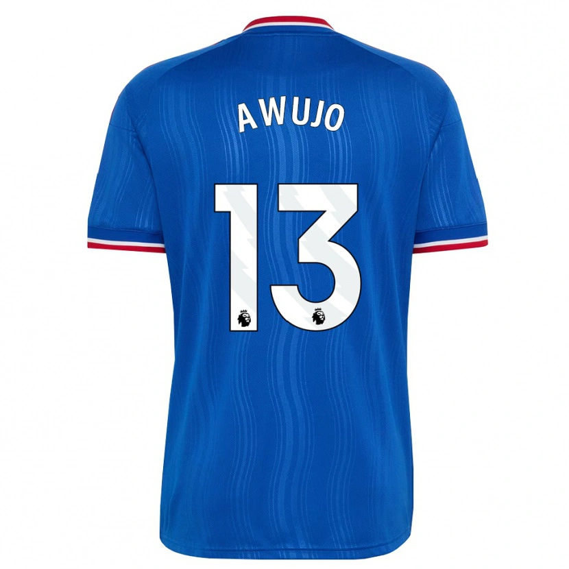 Danxen Enfant Maillot Simi Awujo #13 Bleu Blanc Rouge Tenues Extérieur 2026/27 T-Shirt