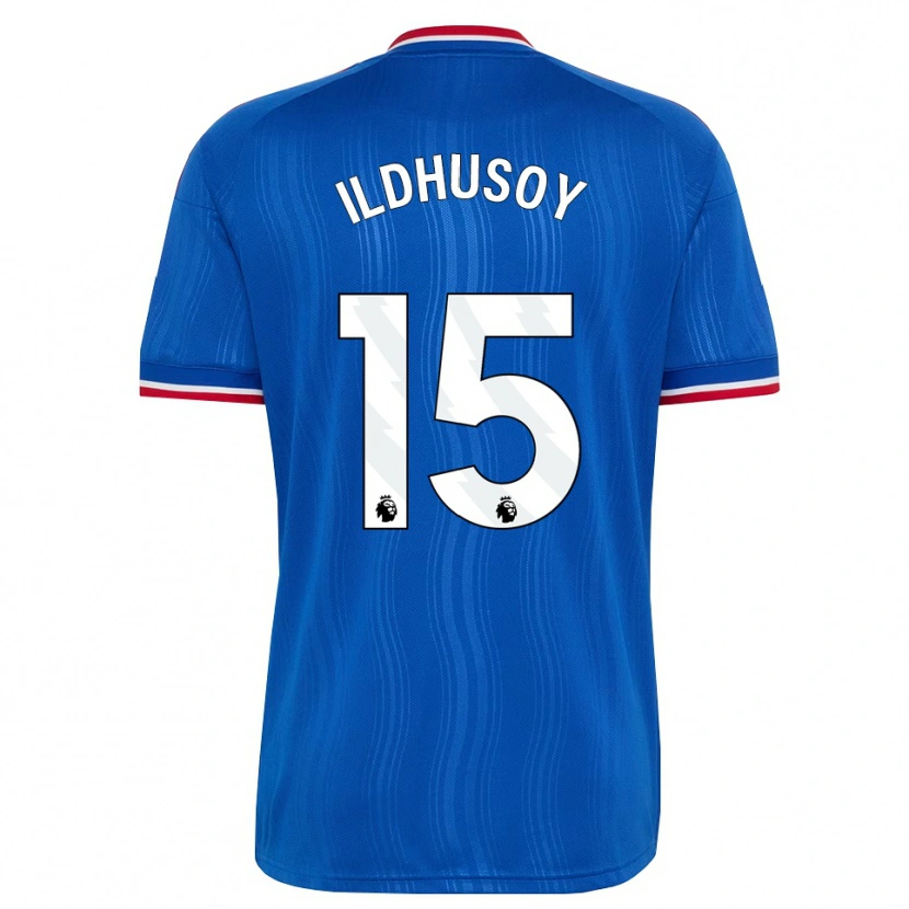 Danxen Enfant Maillot Celin Bizet Ildhusoy #15 Bleu Blanc Rouge Tenues Extérieur 2026/27 T-Shirt