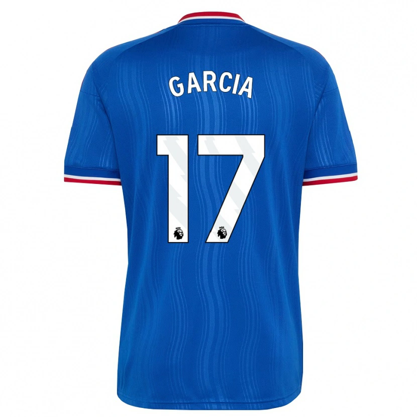 Danxen Enfant Maillot Lucia Garcia #17 Bleu Blanc Rouge Tenues Extérieur 2026/27 T-Shirt