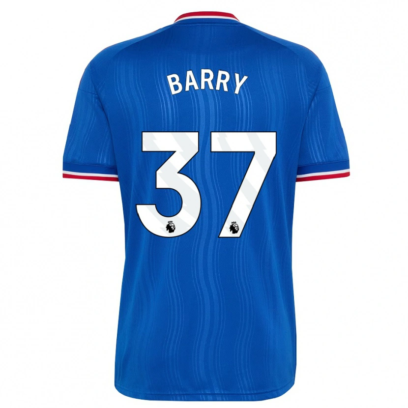 Danxen Enfant Maillot Keira Barry #37 Bleu Blanc Rouge Tenues Extérieur 2026/27 T-Shirt