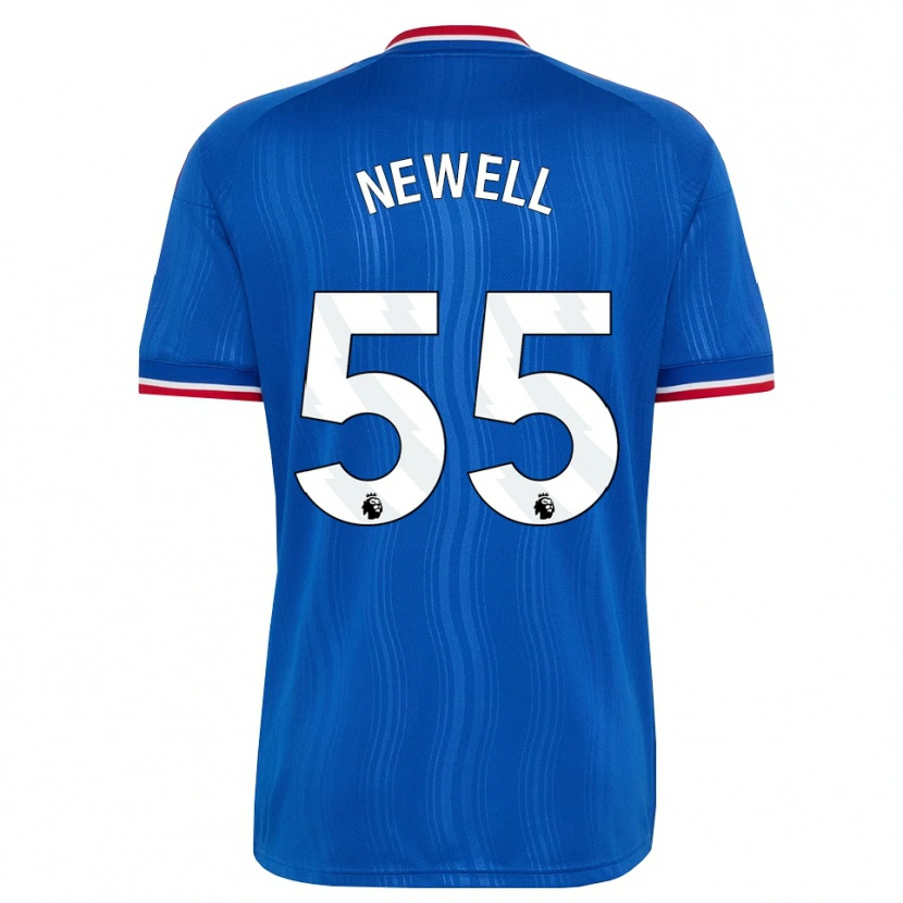 Danxen Enfant Maillot Lucy Newell #55 Bleu Blanc Rouge Tenues Extérieur 2026/27 T-Shirt
