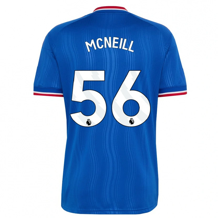 Danxen Enfant Maillot Charlie Mcneill #56 Bleu Blanc Rouge Tenues Extérieur 2026/27 T-Shirt