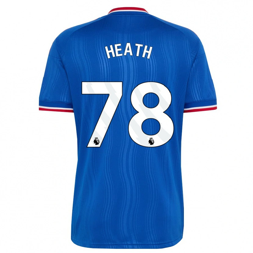 Danxen Enfant Maillot Fred Heath #78 Bleu Blanc Rouge Tenues Extérieur 2026/27 T-Shirt