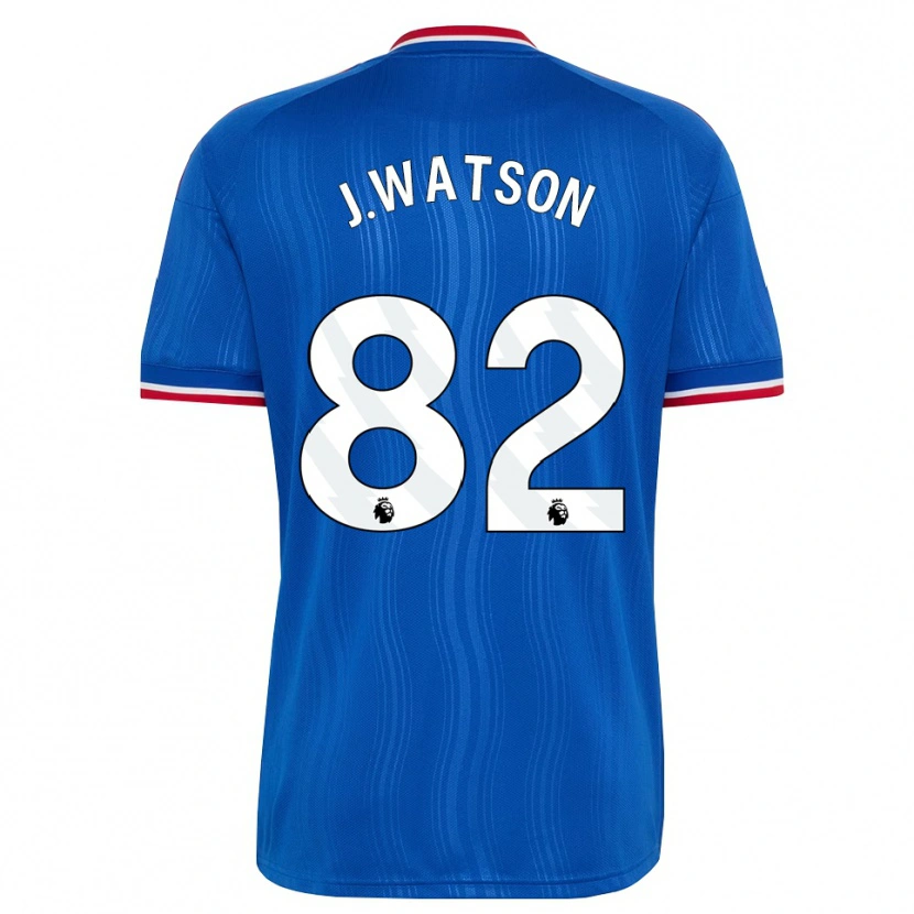Danxen Enfant Maillot Jacob Watson #82 Bleu Blanc Rouge Tenues Extérieur 2026/27 T-Shirt