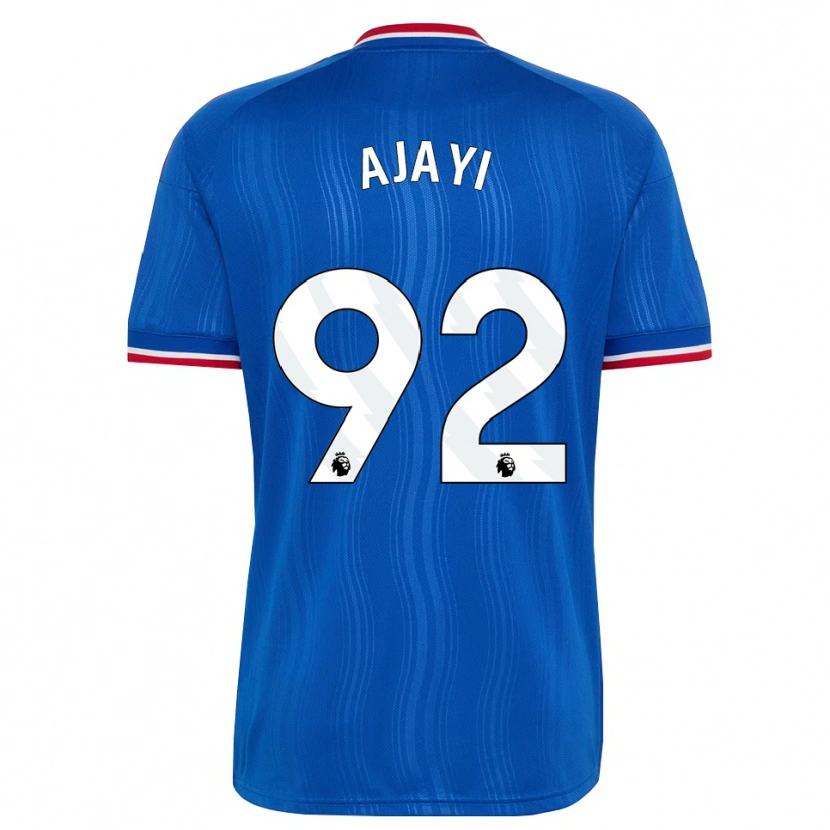 Danxen Enfant Maillot Noah Ajayi #92 Bleu Blanc Rouge Tenues Extérieur 2026/27 T-Shirt