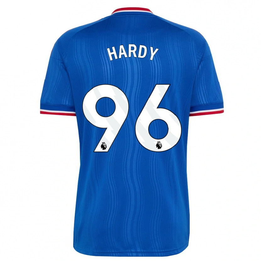 Danxen Enfant Maillot Charlie Hardy #96 Bleu Blanc Rouge Tenues Extérieur 2026/27 T-Shirt