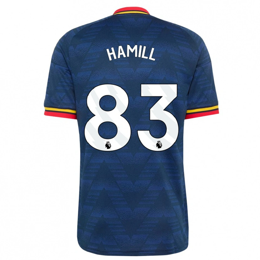 Danxen Enfant Maillot Callan Hamill #83 Midnightblue Jaune Rouge Tenues Extérieur 2026/27 T-Shirt