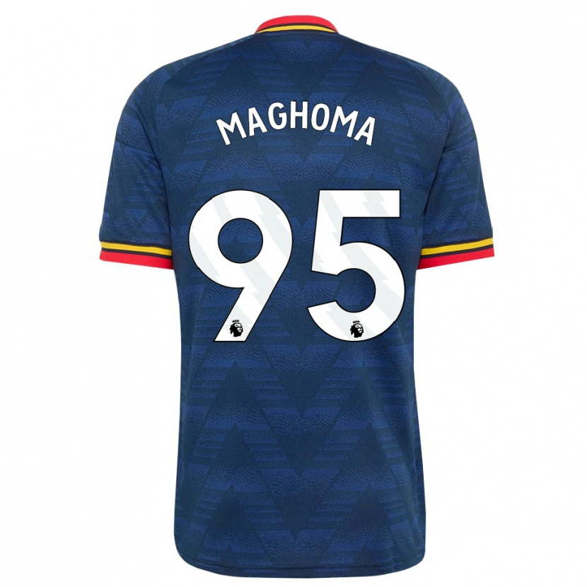 Danxen Enfant Maillot Jaden Maghoma #95 Midnightblue Jaune Rouge Tenues Extérieur 2026/27 T-Shirt