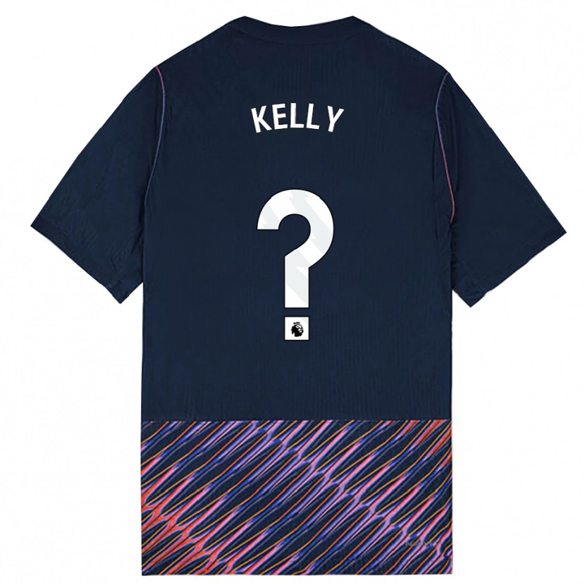 Danxen Enfant Maillot Kyle Kelly #0 Bleu Royal Blanc Tenues Extérieur 2026/27 T-Shirt