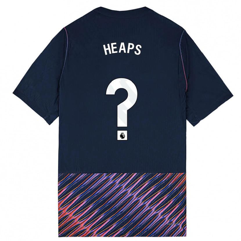 Danxen Enfant Maillot Billy Heaps #0 Bleu Royal Blanc Tenues Extérieur 2026/27 T-Shirt