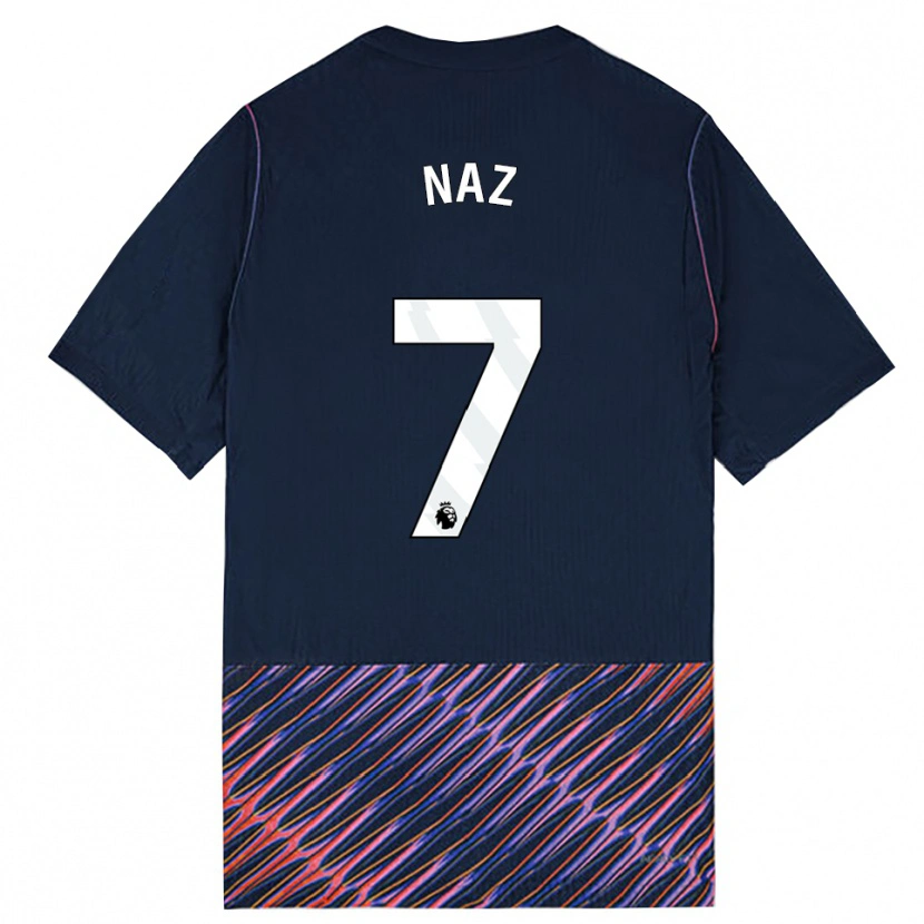 Danxen Enfant Maillot Jessica Naz #7 Bleu Royal Blanc Tenues Extérieur 2026/27 T-Shirt