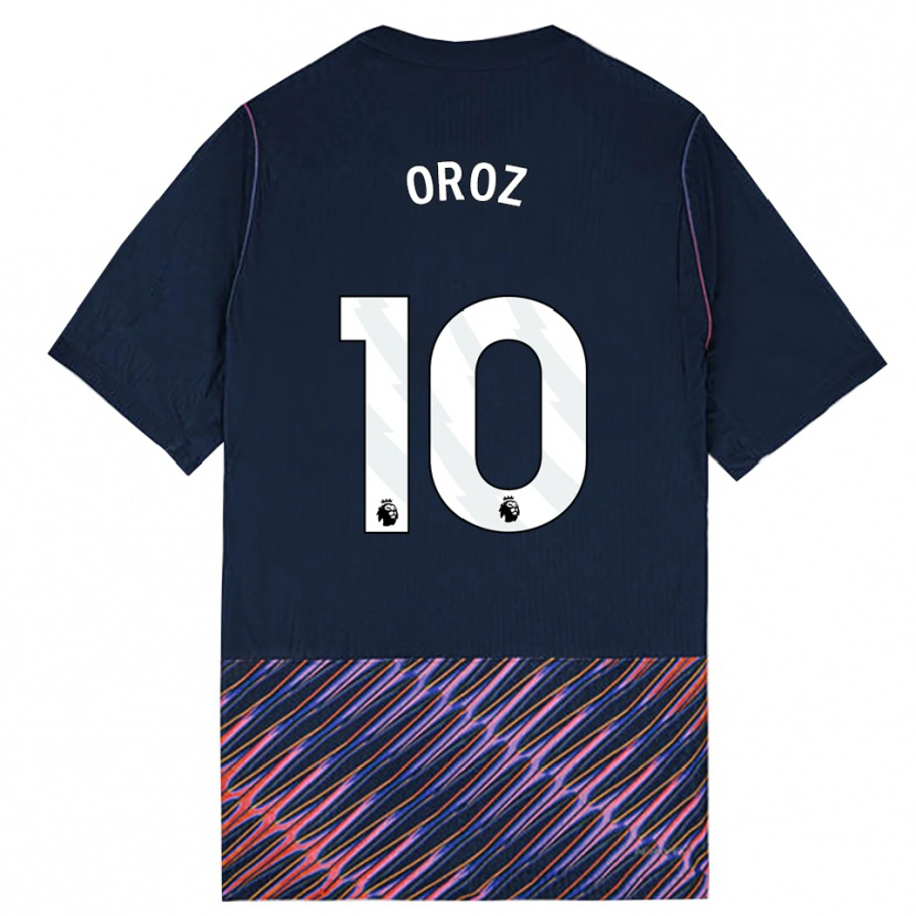 Danxen Enfant Maillot Maite Oroz #10 Bleu Royal Blanc Tenues Extérieur 2026/27 T-Shirt
