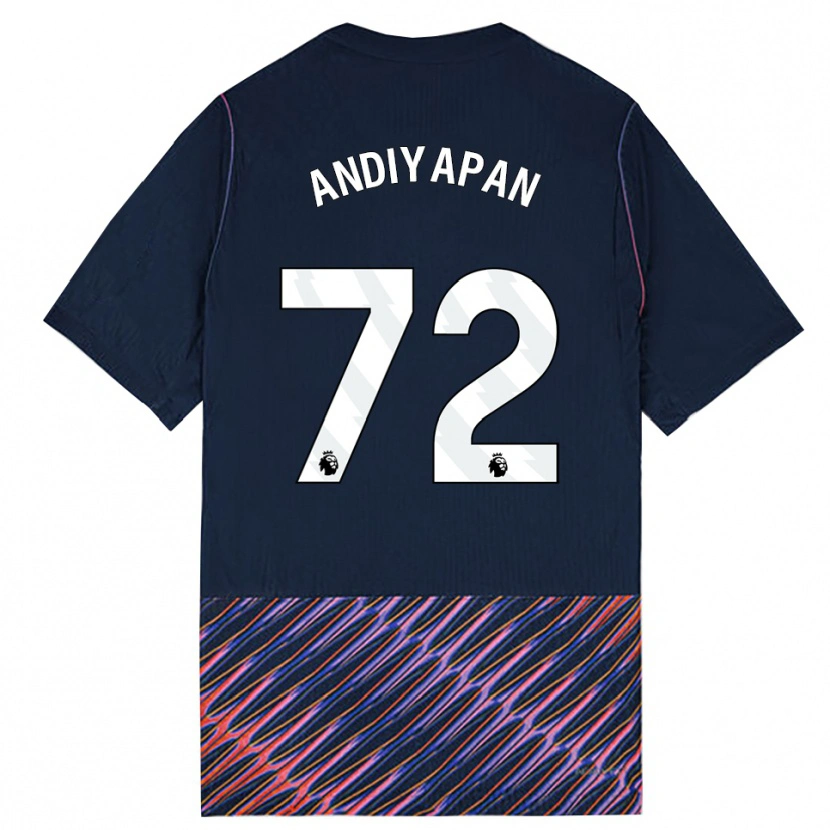 Danxen Enfant Maillot William Andiyapan #72 Bleu Royal Blanc Tenues Extérieur 2026/27 T-Shirt