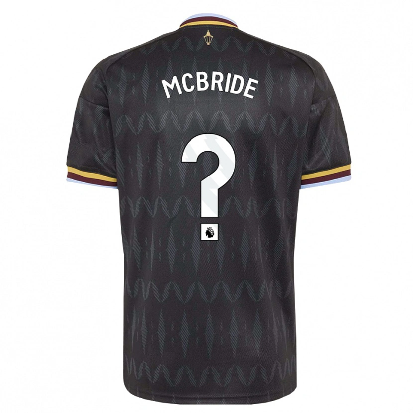 Danxen Enfant Maillot Caolan Mcbride #0 Cornflowerblue Noir Jaune Tenues Extérieur 2026/27 T-Shirt
