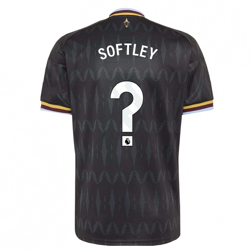 Danxen Enfant Maillot Luke Softley #0 Cornflowerblue Noir Jaune Tenues Extérieur 2026/27 T-Shirt