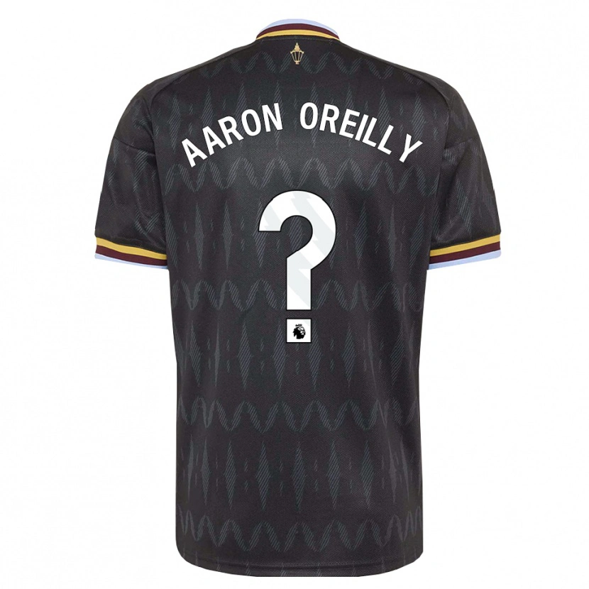 Danxen Enfant Maillot Aaron Oreilly #0 Cornflowerblue Noir Jaune Tenues Extérieur 2026/27 T-Shirt