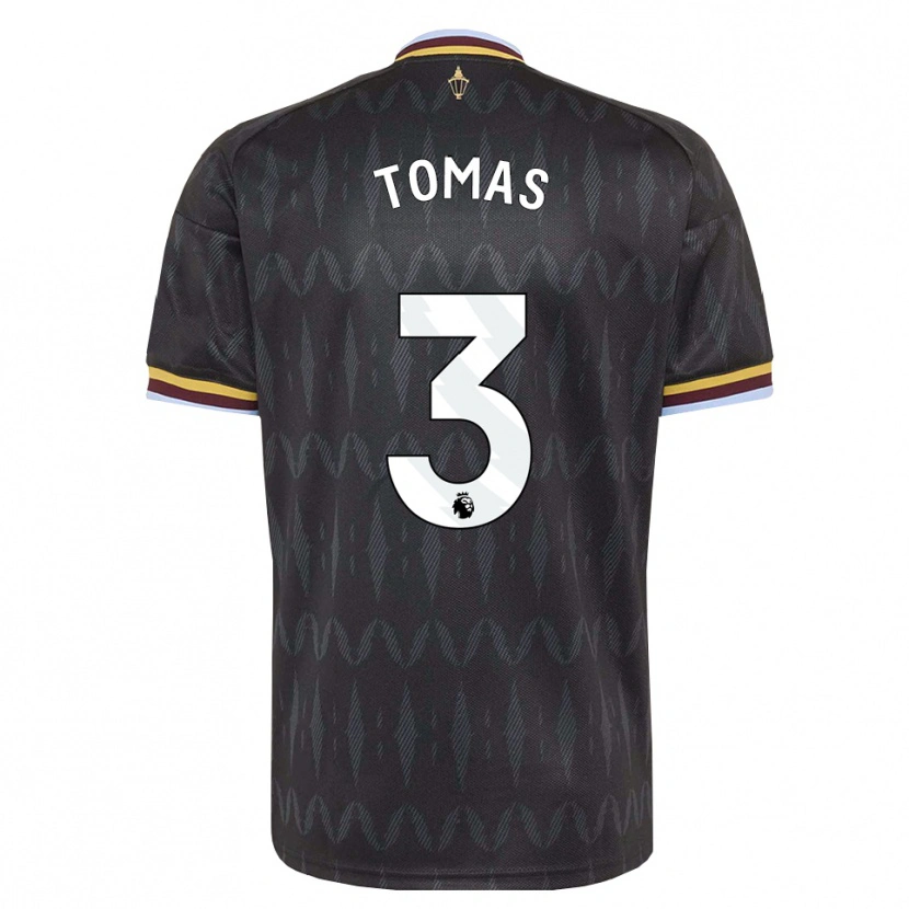 Danxen Enfant Maillot Paula Tomás #3 Cornflowerblue Noir Jaune Tenues Extérieur 2026/27 T-Shirt