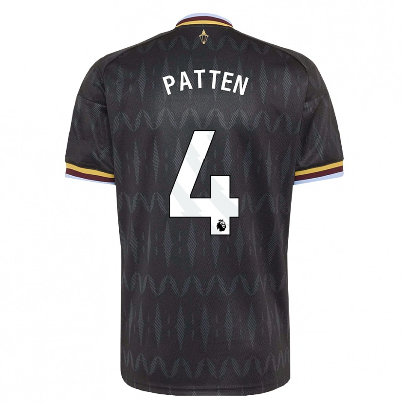 Danxen Enfant Maillot Anna Patten #4 Cornflowerblue Noir Jaune Tenues Extérieur 2026/27 T-Shirt