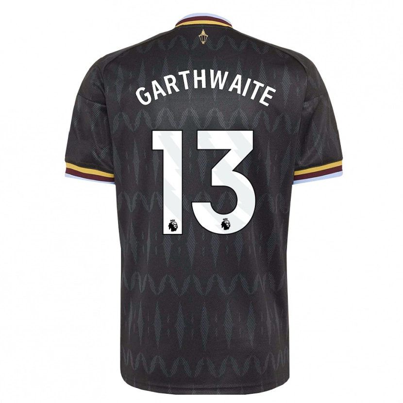 Danxen Enfant Maillot Jayden Garthwaite #13 Cornflowerblue Noir Jaune Tenues Extérieur 2026/27 T-Shirt