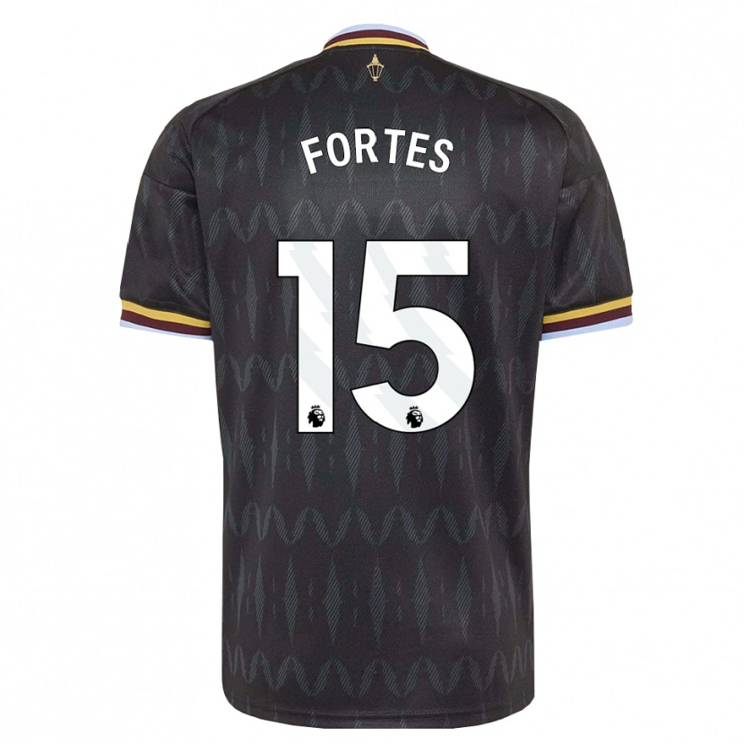 Danxen Enfant Maillot Rodrigo Fortes #15 Cornflowerblue Noir Jaune Tenues Extérieur 2026/27 T-Shirt