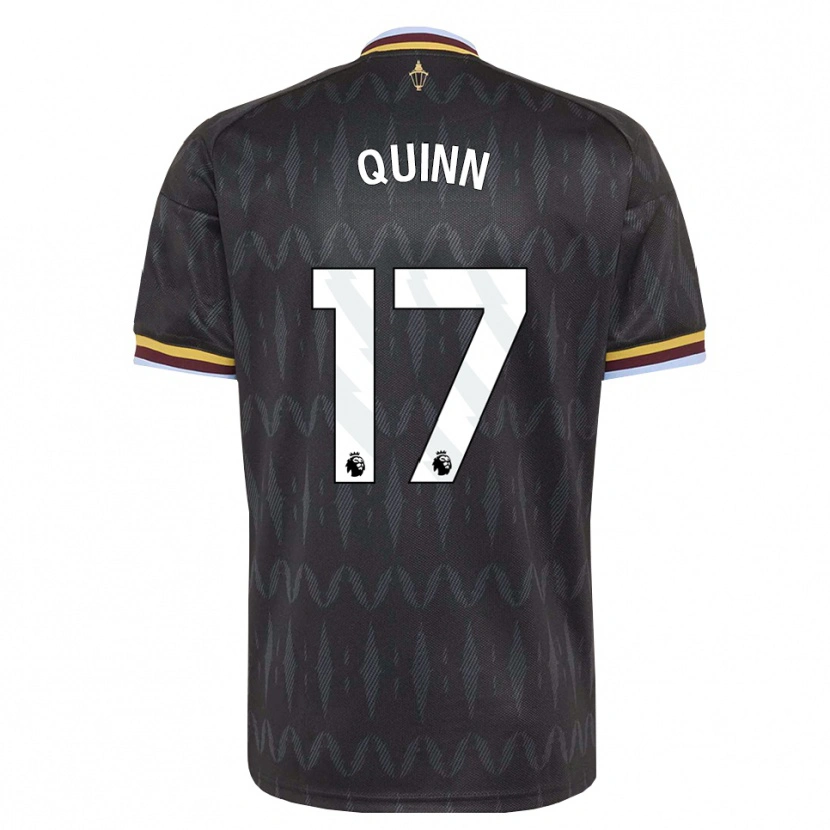 Danxen Enfant Maillot Keilan Quinn #17 Cornflowerblue Noir Jaune Tenues Extérieur 2026/27 T-Shirt