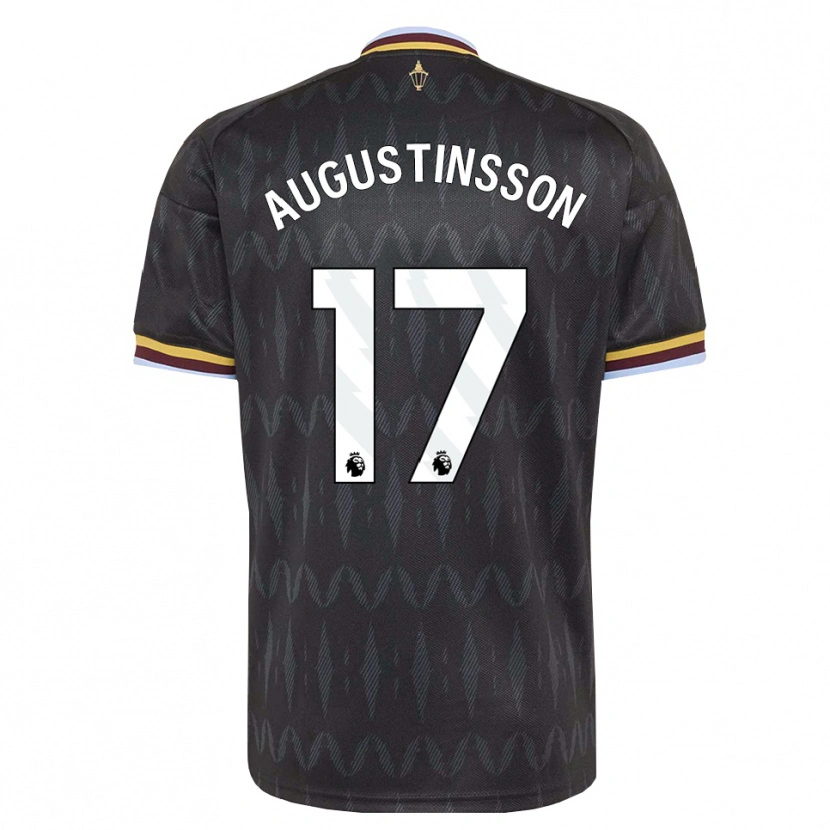 Danxen Enfant Maillot Ludwig Augustinsson #17 Cornflowerblue Noir Jaune Tenues Extérieur 2026/27 T-Shirt