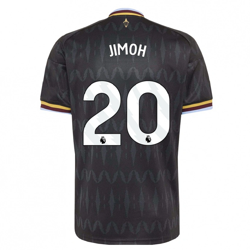 Danxen Enfant Maillot Jamaldeen Jimoh-Aloba #20 Cornflowerblue Noir Jaune Tenues Extérieur 2026/27 T-Shirt