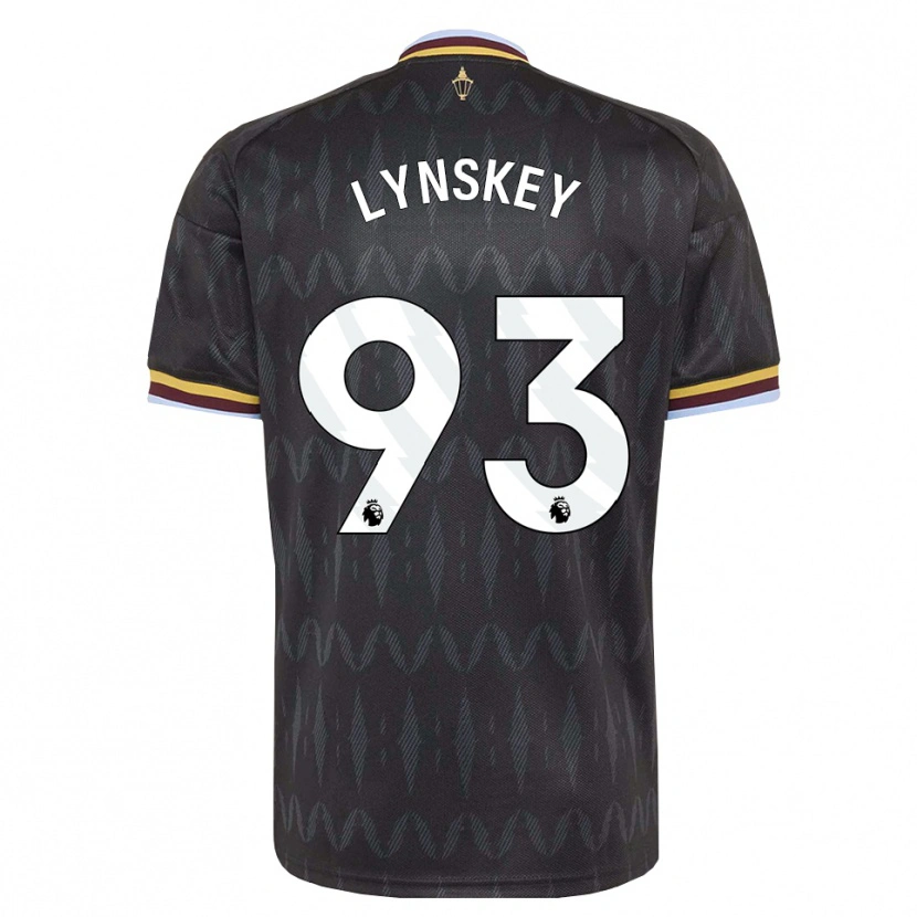 Danxen Enfant Maillot Alfie Lynskey #93 Cornflowerblue Noir Jaune Tenues Extérieur 2026/27 T-Shirt