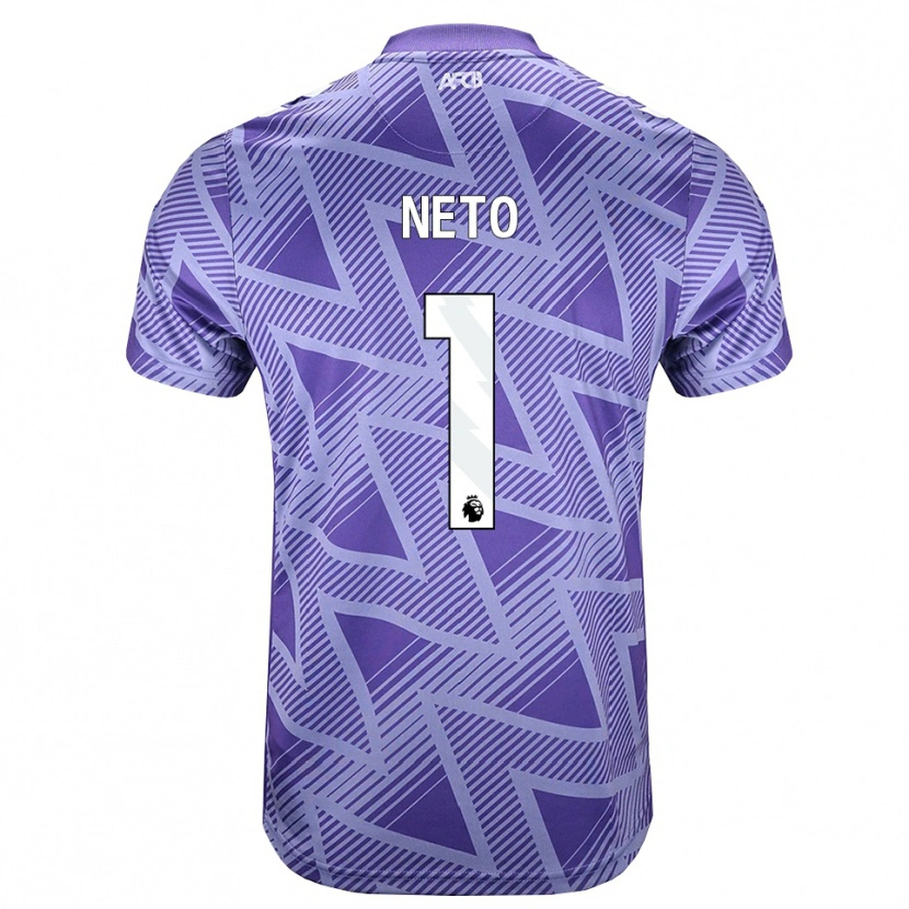 Danxen Enfant Maillot Neto #1 Palevioletred Blanc Tenues Extérieur 2026/27 T-Shirt