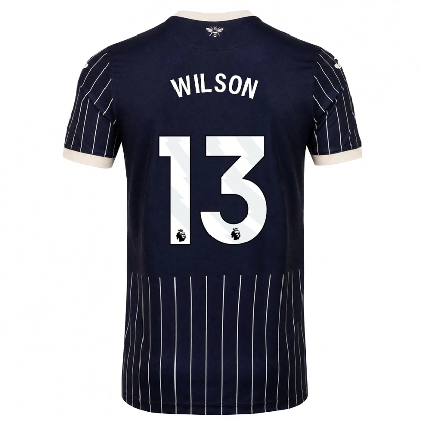 Danxen Enfant Maillot Callum Wilson #13 Noir Blanc Tenues Extérieur 2026/27 T-Shirt