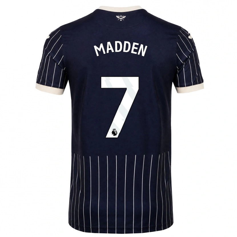 Danxen Enfant Maillot Coran Madden #7 Noir Blanc Tenues Extérieur 2026/27 T-Shirt