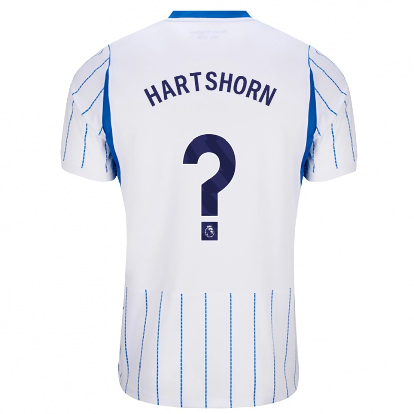 Danxen Enfant Maillot Louie Hartshorn #0 Dodgerblue Blanc Tenues Extérieur 2026/27 T-Shirt