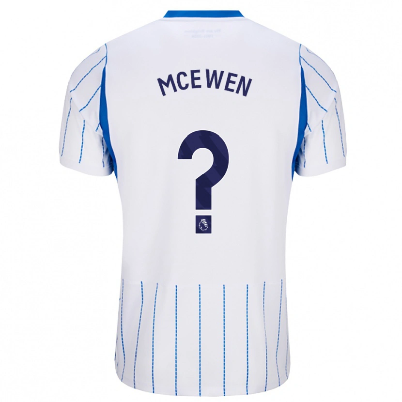 Danxen Enfant Maillot Grace Mcewen #0 Dodgerblue Blanc Tenues Extérieur 2026/27 T-Shirt