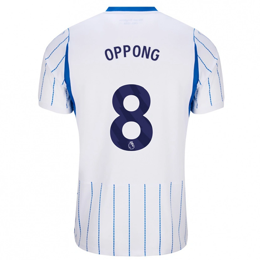 Danxen Enfant Maillot Raffaele Oppong #8 Dodgerblue Blanc Tenues Extérieur 2026/27 T-Shirt