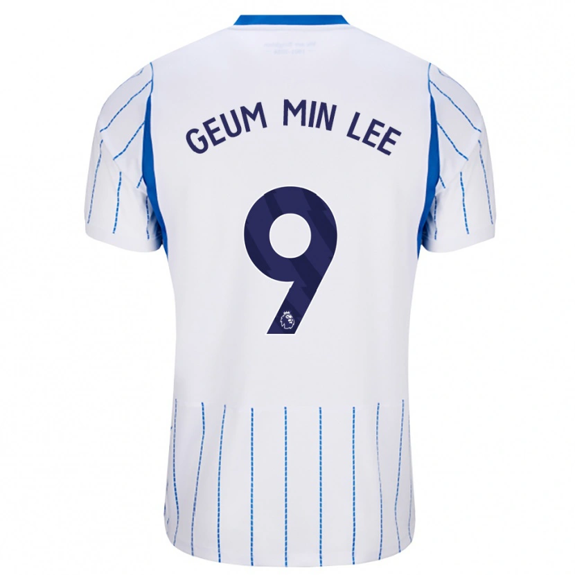 Danxen Enfant Maillot Lee Geum-Min #9 Dodgerblue Blanc Tenues Extérieur 2026/27 T-Shirt