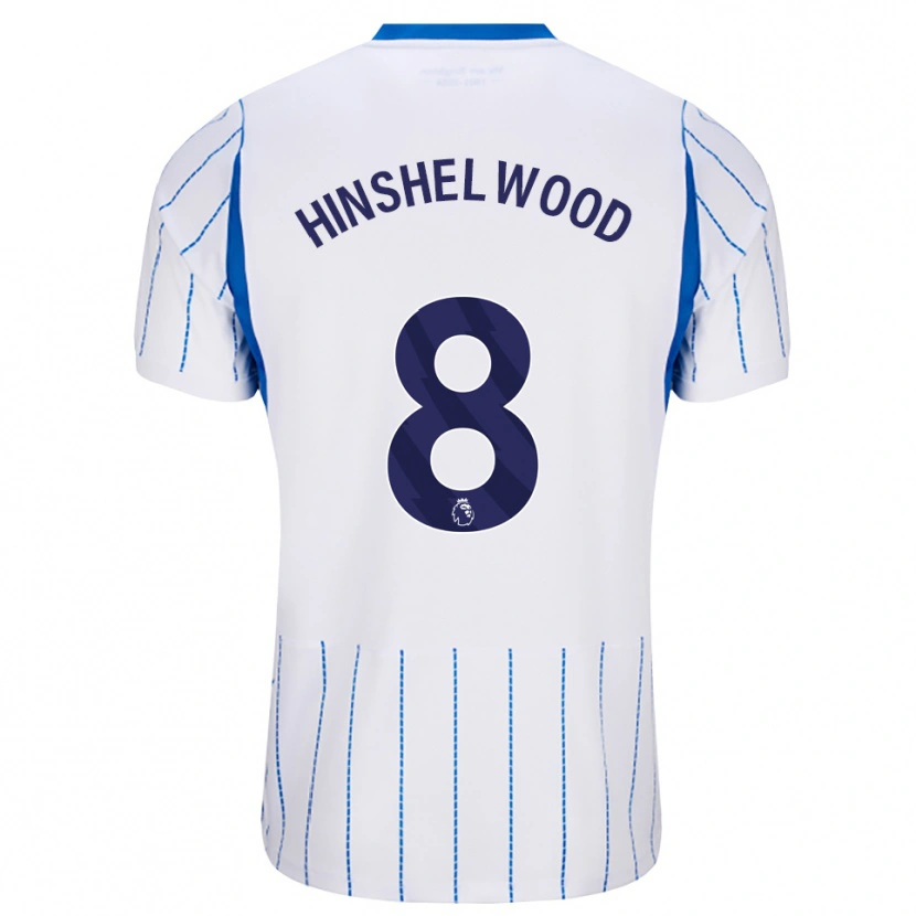 Danxen Enfant Maillot Jack Hinshelwood #8 Dodgerblue Blanc Tenues Extérieur 2026/27 T-Shirt