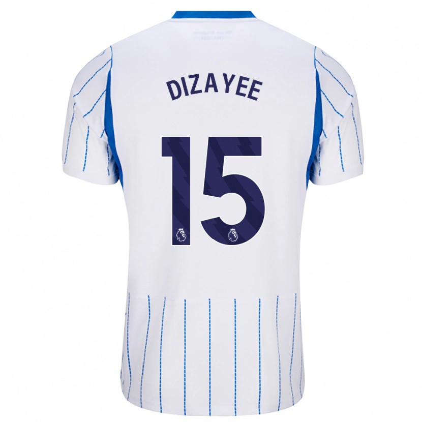 Danxen Enfant Maillot Lolan Dizayee #15 Dodgerblue Blanc Tenues Extérieur 2026/27 T-Shirt