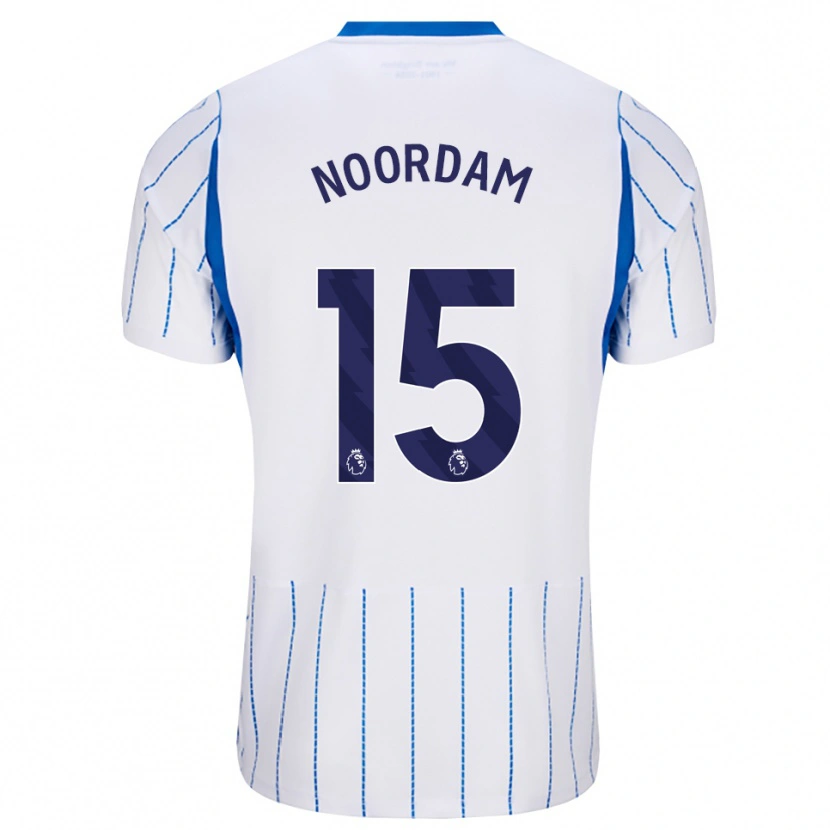 Danxen Enfant Maillot Nadine Noordam #15 Dodgerblue Blanc Tenues Extérieur 2026/27 T-Shirt