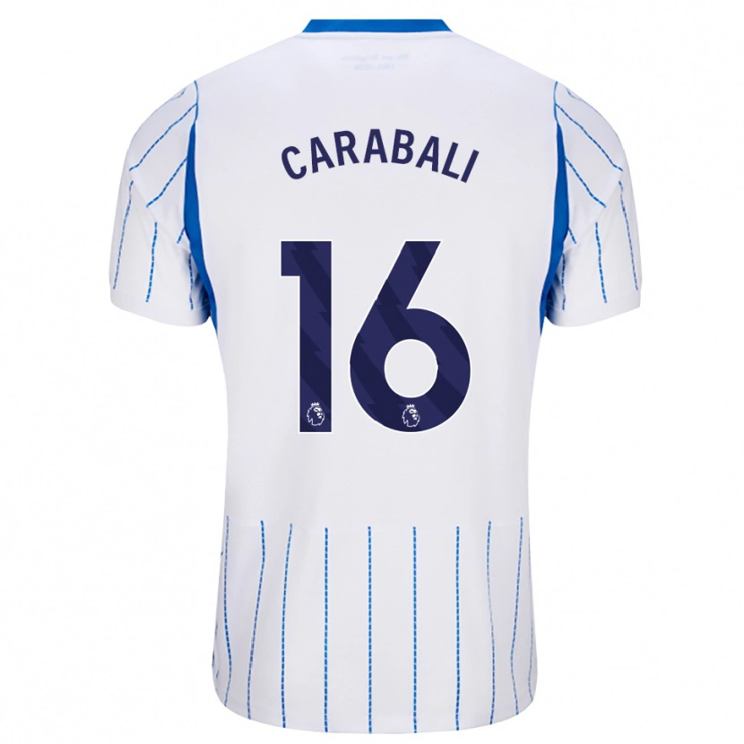 Danxen Enfant Maillot Jorelyn Carabalí #16 Dodgerblue Blanc Tenues Extérieur 2026/27 T-Shirt
