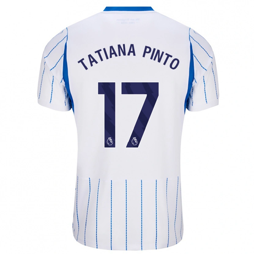 Danxen Enfant Maillot Tatiana Vanessa Ferreira Pinto #17 Dodgerblue Blanc Tenues Extérieur 2026/27 T-Shirt