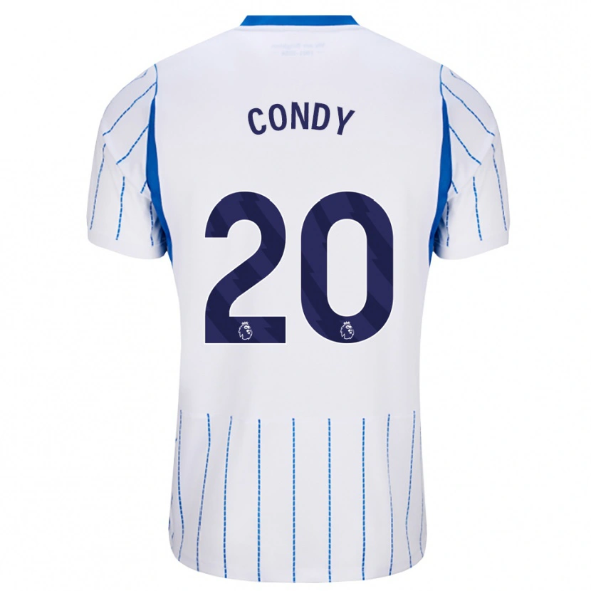 Danxen Enfant Maillot Chris Condy #20 Dodgerblue Blanc Tenues Extérieur 2026/27 T-Shirt