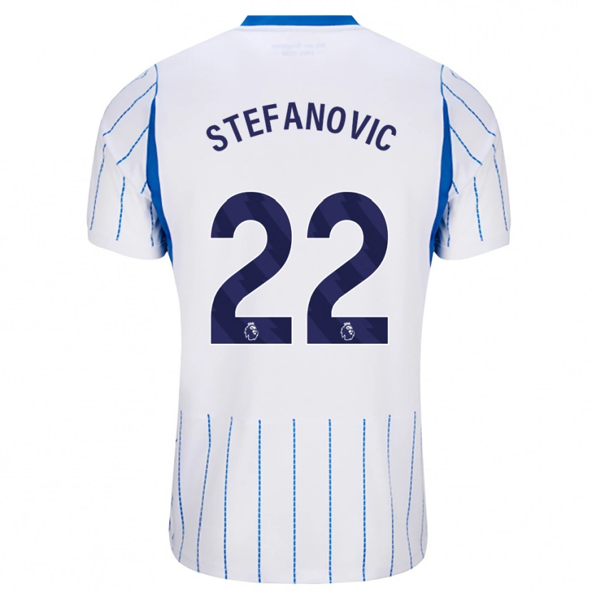Danxen Enfant Maillot Dejana Stefanović #22 Dodgerblue Blanc Tenues Extérieur 2026/27 T-Shirt