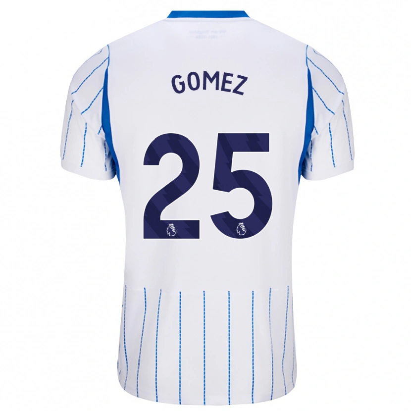Danxen Enfant Maillot Diego Gómez #25 Dodgerblue Blanc Tenues Extérieur 2026/27 T-Shirt