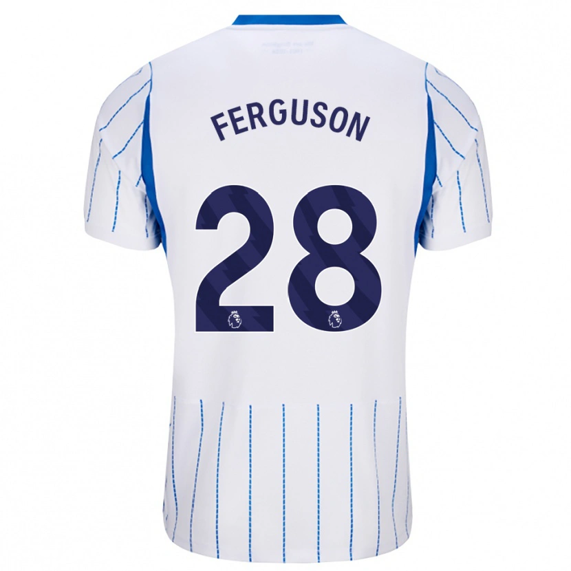 Danxen Enfant Maillot Evan Ferguson #28 Dodgerblue Blanc Tenues Extérieur 2026/27 T-Shirt