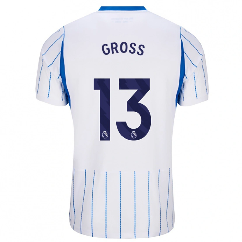Danxen Enfant Maillot Pascal Groß #13 Dodgerblue Blanc Tenues Extérieur 2026/27 T-Shirt