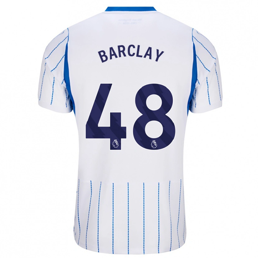 Danxen Enfant Maillot Ben Barclay #48 Dodgerblue Blanc Tenues Extérieur 2026/27 T-Shirt