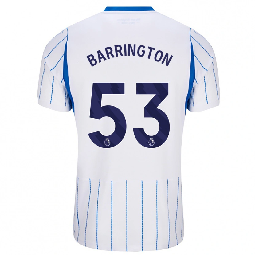 Danxen Enfant Maillot Luca Barrington #53 Dodgerblue Blanc Tenues Extérieur 2026/27 T-Shirt