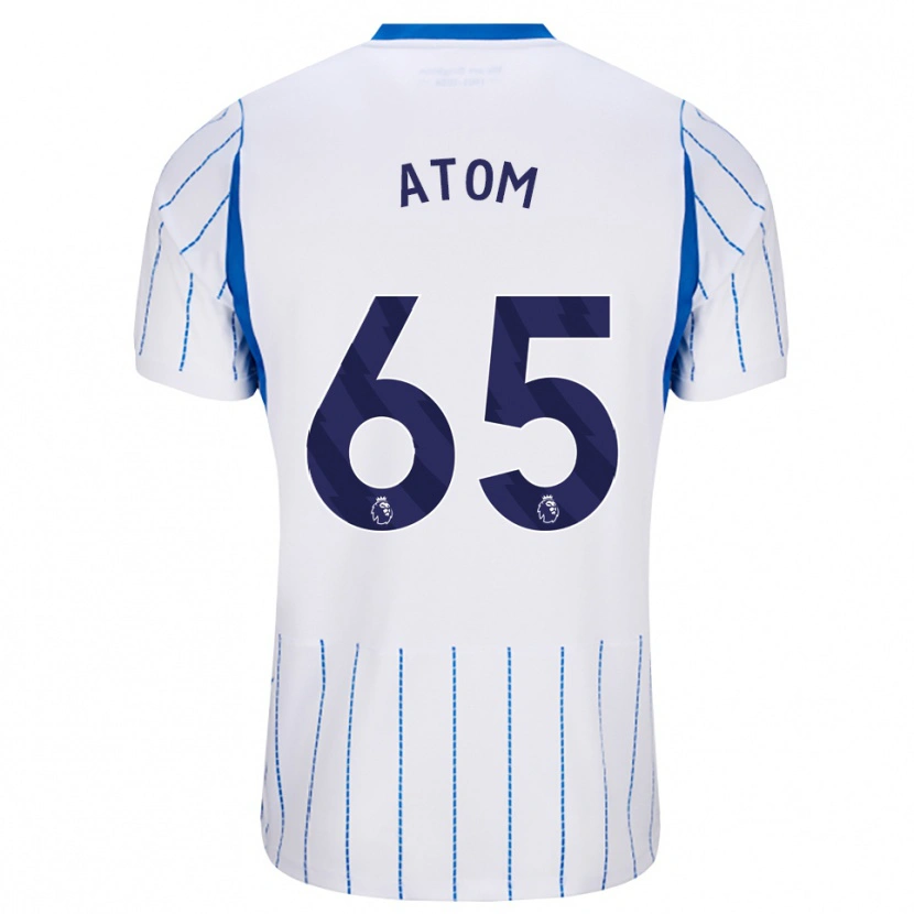 Danxen Enfant Maillot Noel Atom #65 Dodgerblue Blanc Tenues Extérieur 2026/27 T-Shirt