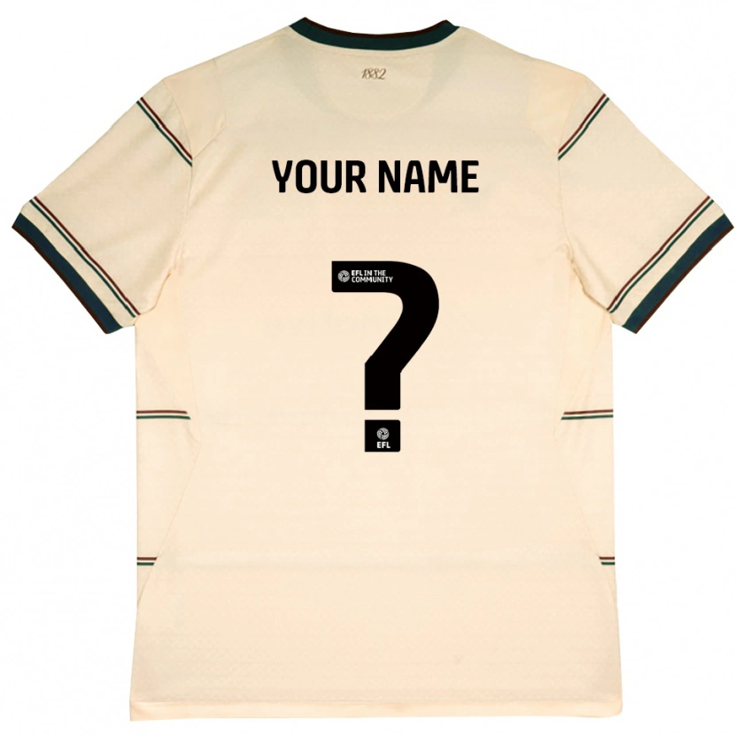 Danxen Enfant Maillot Votre Nom #0 Beige Bourgogne Tenues Extérieur 2026/27 T-Shirt