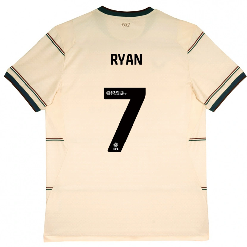Danxen Enfant Maillot Kamarni Ryan #7 Beige Bourgogne Tenues Extérieur 2026/27 T-Shirt